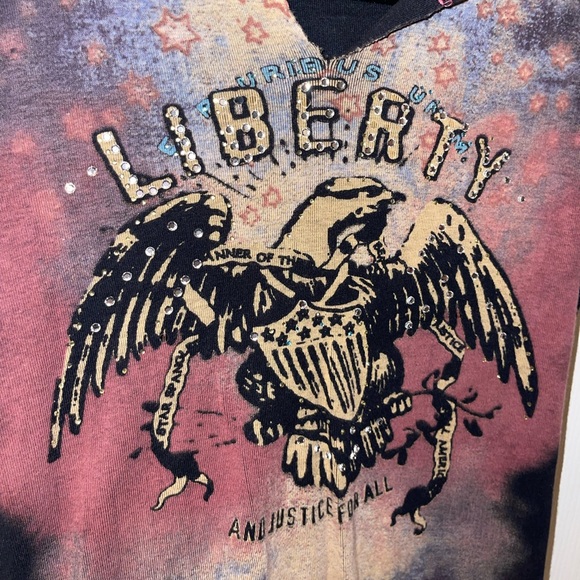 Skinny Minnie Liberty Muscle Tee - Picture 4 of 5